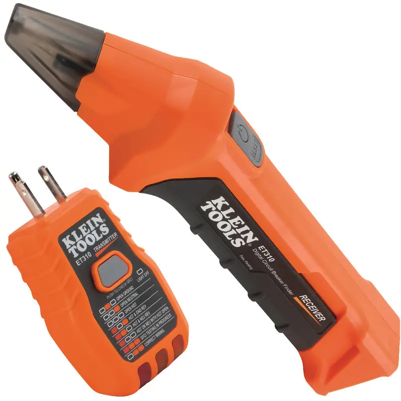 Klein Tools ET310 Digital Circuit Breaker Finder – Includes GFCI Outlet Tester