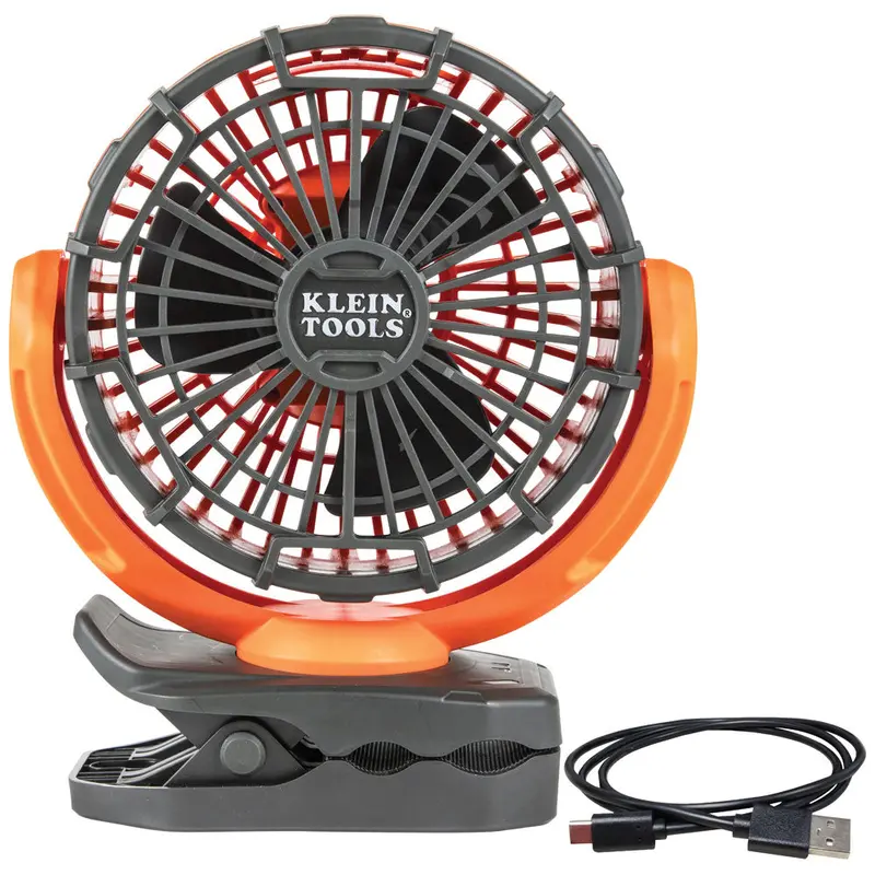 Klein Tools PJSFM1 Cordless Personal Jobsite Fan – Portable & Rechargeable