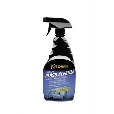 Krown Perfect Glass Streak-Free Cleaner – 650 mL Trigger Spray Bottle – Model 1261