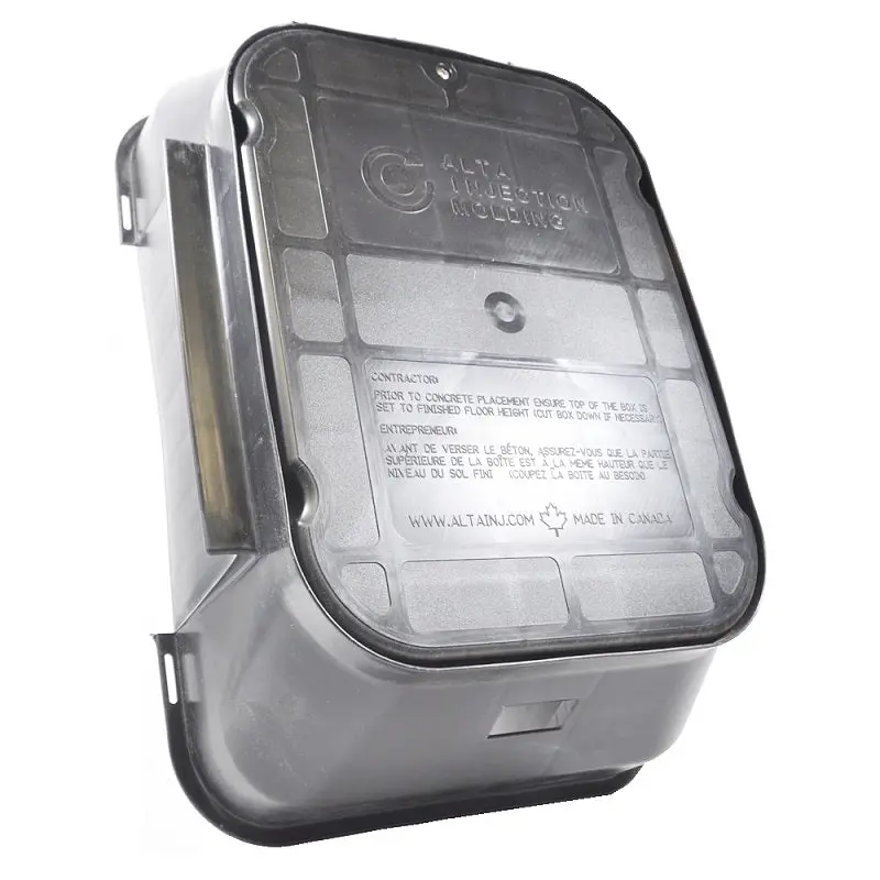 Large Rectangular Black Cleanout Access Cover
