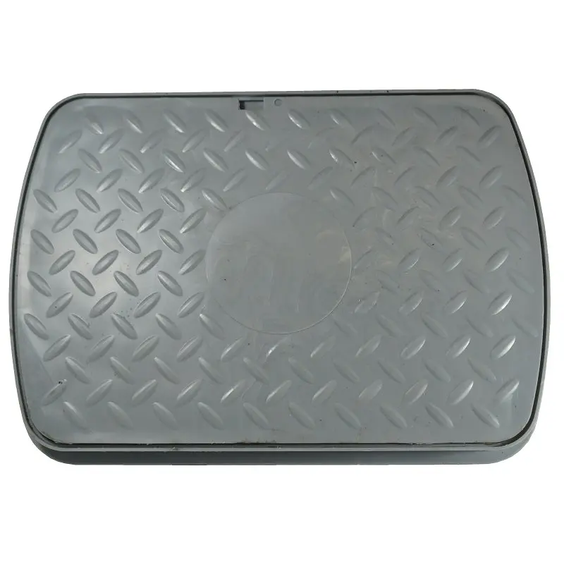 Large Rectangular Grey Cleanout Cover – Heavy-Duty PVC Access Port