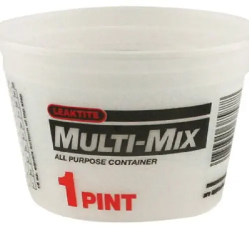 Leaktite 1-Pint Multi-Mix Empty Paint Mixing Container (Model 002C01MM500) – Pack of 36