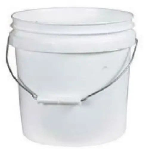 Leaktite 2-Gallon White Industrial Pail – Pack of 6