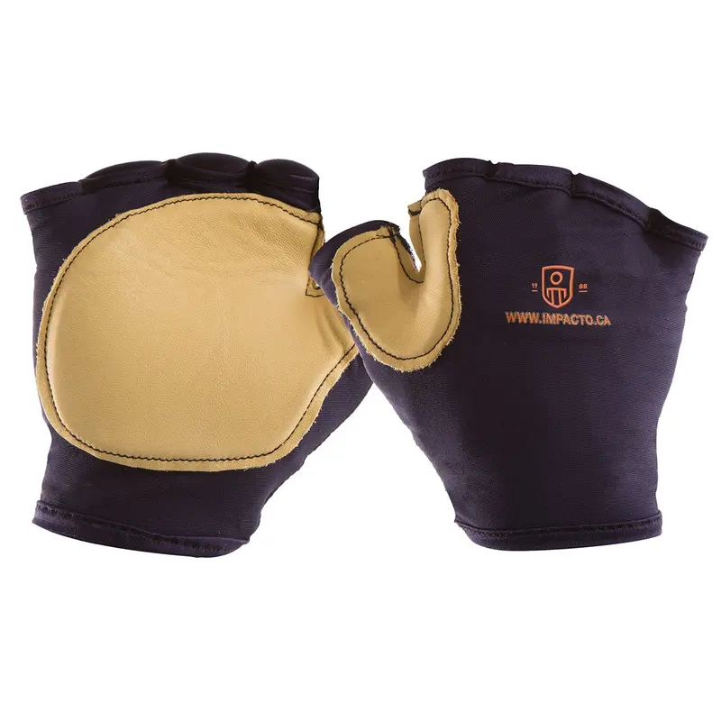 Leather Tool-Grip Anti-Impact Gloves with Web – Impacto 502-20