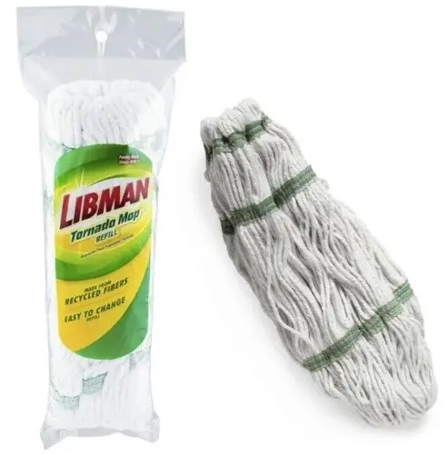 Libman 2031 Tornado Mop Head Refill – Durable, Machine-Washable Replacement Pad for Spin Mops
