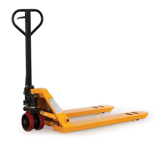 Lift-Rite Manual Pallet Jack – 27″ x 48″ Low-Lift Hand Truck with 5,500 lb Capacity (Model A511ARE3-000)