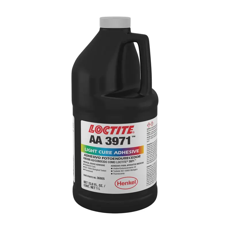 Loctite 3971 Light-Cure Acrylic Adhesive – 1L Bulk Bottle (36805)