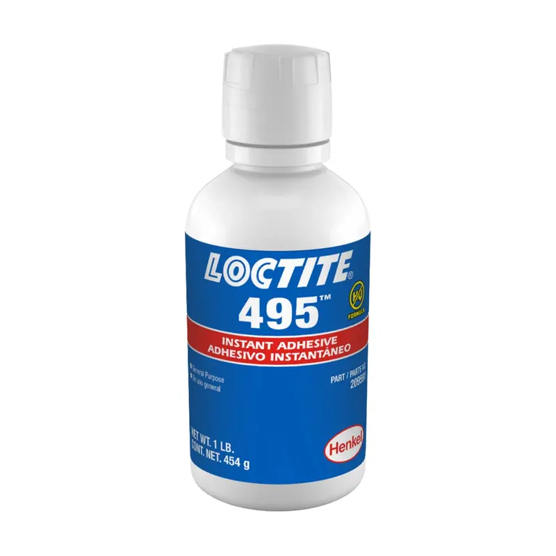Loctite 495 Low-Viscosity Cyanoacrylate – 1 lb Bottle, General-Purpose Fast-Cure Adhesive for Precision Bonding