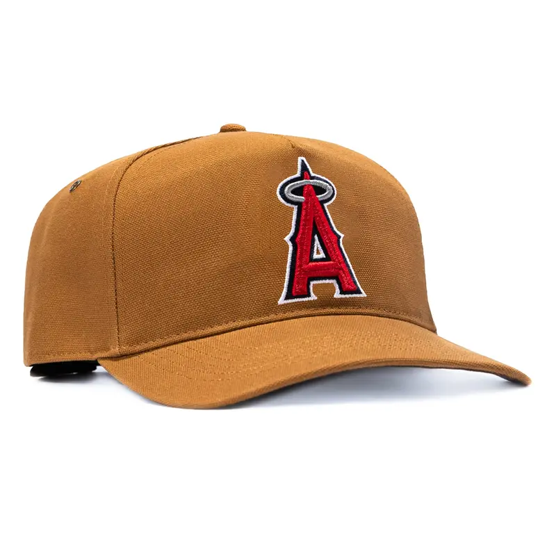 Los Angeles Angels 47 Brand x Carhartt Hitch Brown Adjustable Cap
