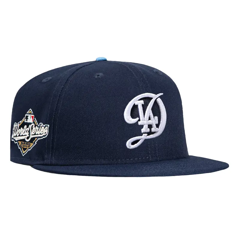 Los Angeles Dodgers 2025 World Series City Edition 59Fifty Cap – Navy & White