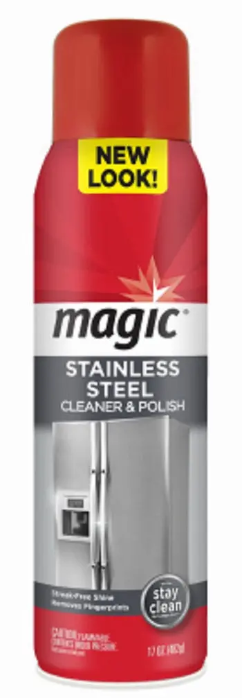 Magic 3062 Stainless Steel Cleaner Aerosol Spray – 17 oz (Single Unit)