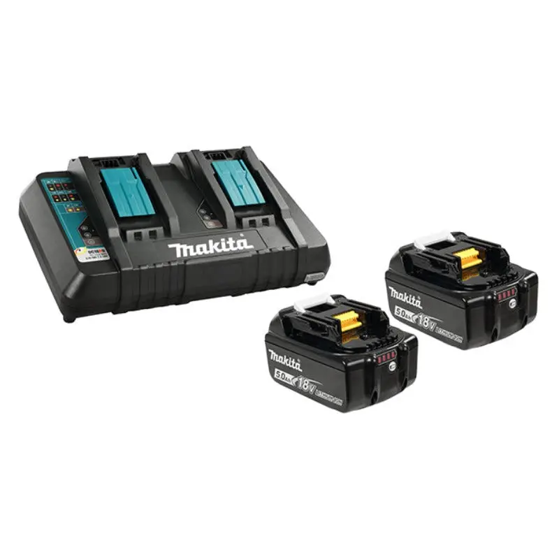 Makita Dual 18V 5Ah Lithium-Ion Battery Starter Kit