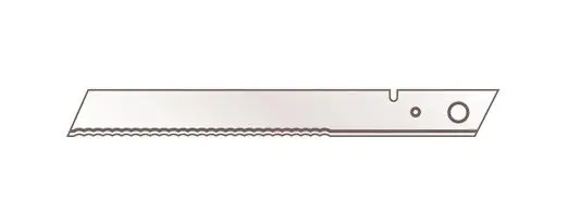 Martor Heavy-Duty Special-Purpose Blade No. 107 – Extra-Large Cutting Surface, 5-Blade Pack (107.62)