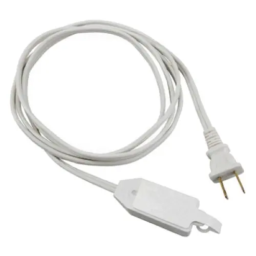 Master Electrician 09412ME 9-Foot White Vinyl Cube Tap Extension Cord (16/2 SPT-2) – Pack of 12