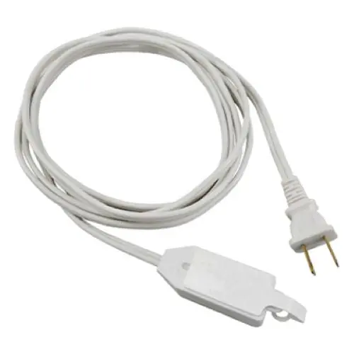 Master Electrician 15-Foot 16/2 SPT-2 White Vinyl Cube Tap Household Extension Cord – Pack of 24