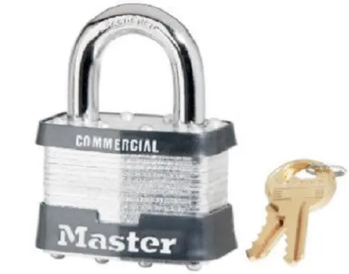 Master Lock 5KA-A478 2-Inch Laminated Steel Keyed-Alike Padlock – Weather-Resistant (Pack of 6)