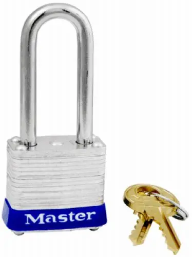 Master Lock 7KALF-P812 1-1/8-Inch Keyed-Alike Laminated Steel Padlock – Heavy-Duty Security – Pack of 2