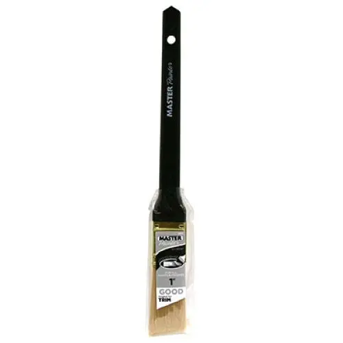 Master Painter 1″ Angle-Cut Polyester Sash Brush – Professional Grade (Case of 24)