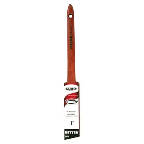 Master Painter 40510TVA 1-Inch Angled Sash Paint Brush with Wood Handle – Pack of 30