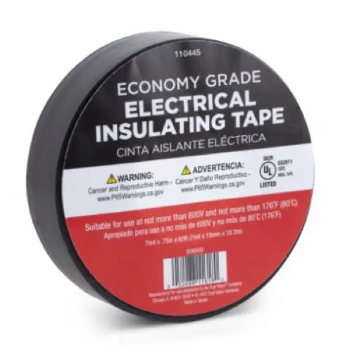 Master Painter 99669 Reliable Electrical Tape – 0.75-Inch × 60-Foot Rolls, Pack of 36