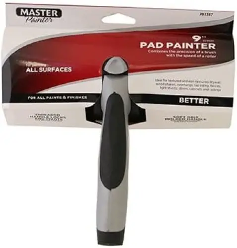 Master Painter All-Surface Pad Applicator – 9″ Reusable Flocked Pad
