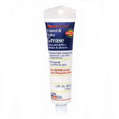 Master Plumber Heat-Resistant Faucet Valve Grease – 1 oz Tube, 12-Pack
