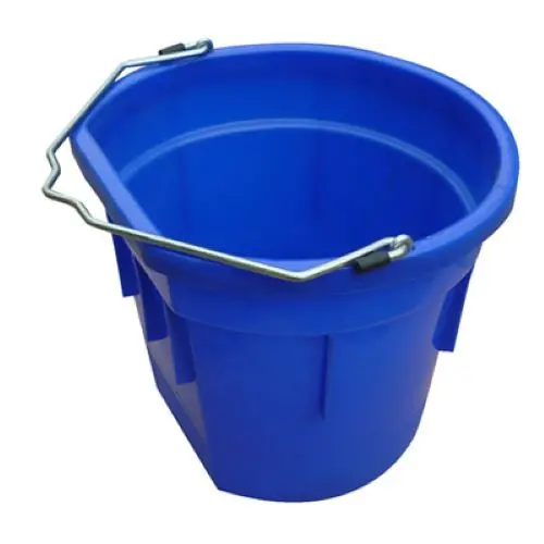 Master Rancher 20-Qt Blue Flat-Sided Utility Bucket – Pack of 8