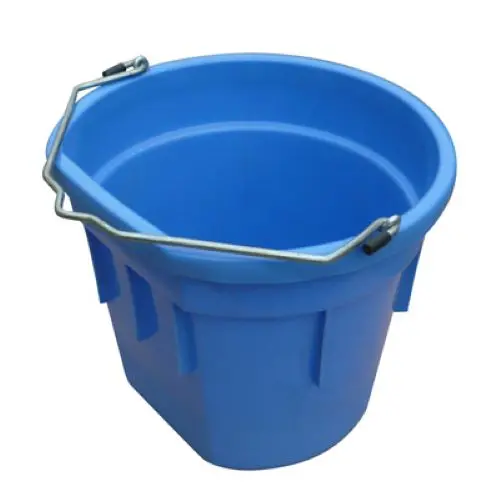 Master Rancher 20-Qt Sky Blue Flat-Back Utility Bucket – Single Pail