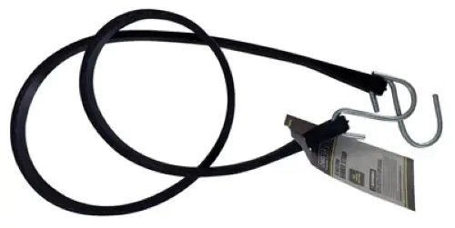 Max MM57 45-Inch Black EPDM Rubber Tarp Bungee Cords – Pack of 20