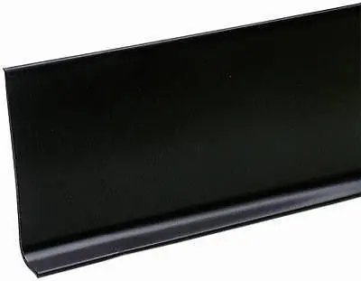 MD Building 75218 Black Vinyl Cove Wall Base – 4″ x 4′, .080 Thickness (16 Pieces)