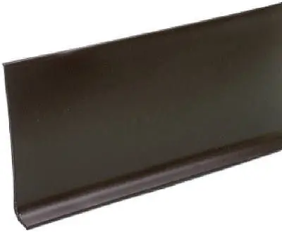 MD Building 75234 Brown Vinyl Cove Wall Base – 4-Inch x 4-Foot, 0.080-Inch Thickness (18 Pieces)