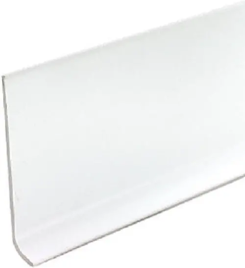 MD Building 75697 Snow White Vinyl Cove Base Moulding – 2.5″ x 4′ (16 Pieces)