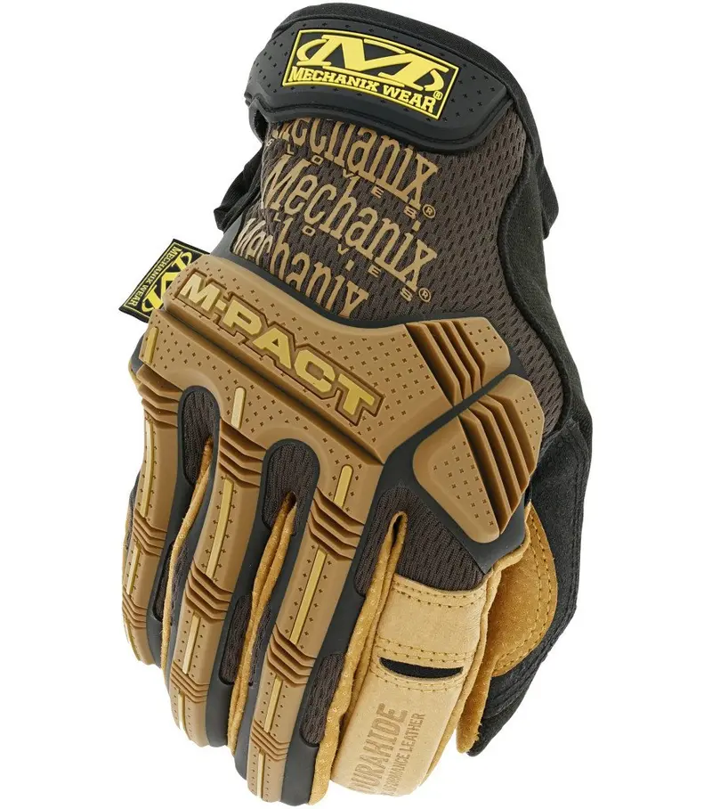 Mechanix Wear M-Pact Durahide Work Gloves – Leather-Reinforced Impact Protection, LMP-75