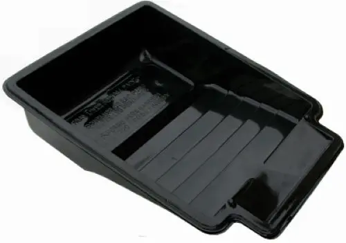 Midstate Plastics 250090 Black Deep-Well Paint Tray Liner – Pack of 100 for Metal Trays