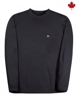 Midweight Polartec® Power Dry® Flame-Resistant Long-Sleeve Shirt – Big Bill DW5PD8