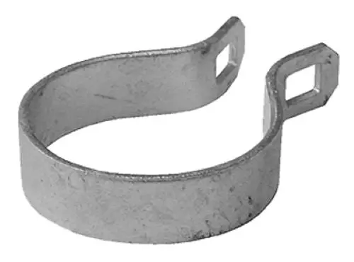 Midwest Air 328529C Galvanized Chain Link Fence Brace Band – 1-5/8″, Pack of 20