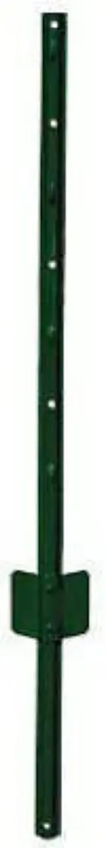Midwest Air 901150A Green Light-Duty U-Style Steel Fence Posts – 6 ft, 10-Pack