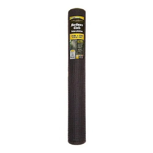 Midwest Air Black Plastic Hardware Cloth Fence – 2 ft × 25 ft Roll (Single Roll)