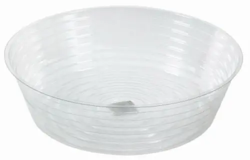 Midwest DL12 12-Inch Clear Vinyl Deep Planter Saucer Liner – 125-Pack