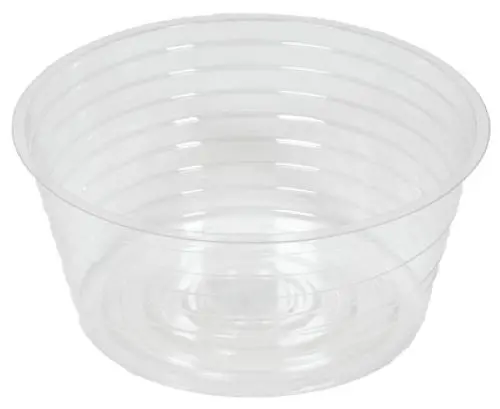 Midwest DL8 8-Inch Clear Vinyl Deep Planter Saucer Liners (Pack of 25)