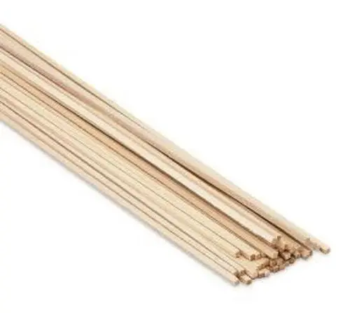 Midwest Products 4044 Basswood Craft Strips – 1/8″ x 1/8″ x 24″ Precision-Cut Wood for Model Making and DIY Projects