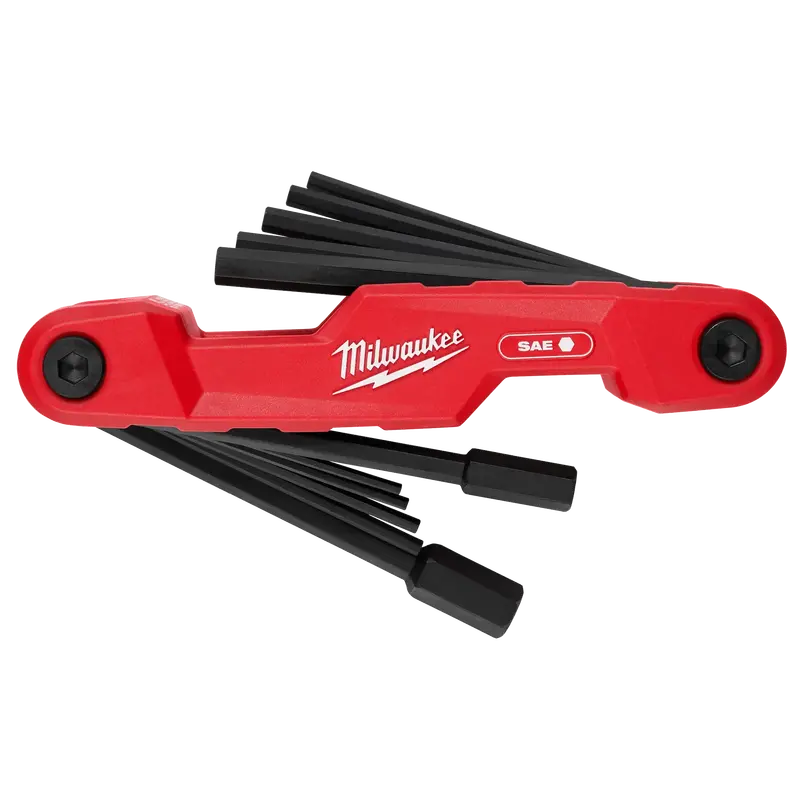 Milwaukee 11-Key Electrician’s Folding Hex Key Set – SAE Only (48-22-2180)