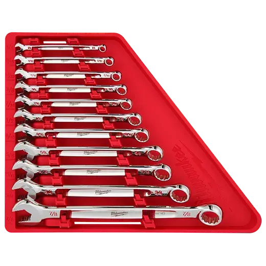 Milwaukee 11-Piece SAE Combination Wrench Set – Full-Size Hand Tools (48-22-9411)