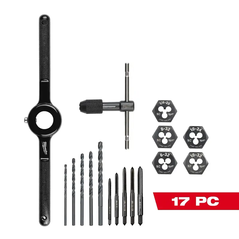 Milwaukee 17-Piece SAE Tap and Die Set – Model 49-22-5600