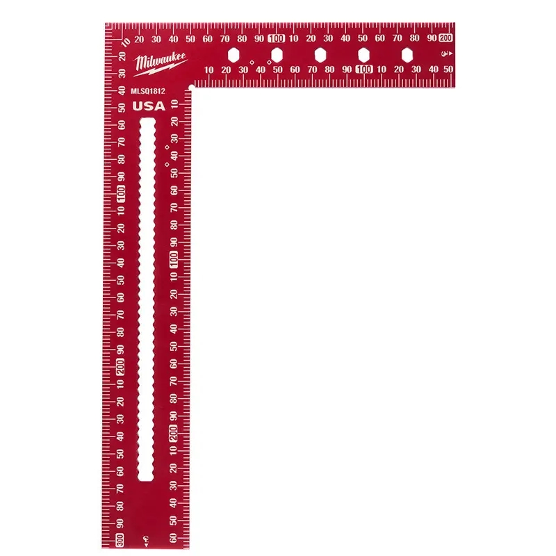 Milwaukee 200mm × 300mm Heavy-Duty Framing Square (Model MLSQ1812)