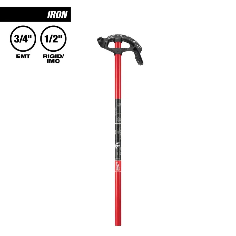 Milwaukee 3/4″ EMT & 1/2″ Rigid/IMC Conduit Bender – Compact Pipe Forming Tool, Model 48-22-4081