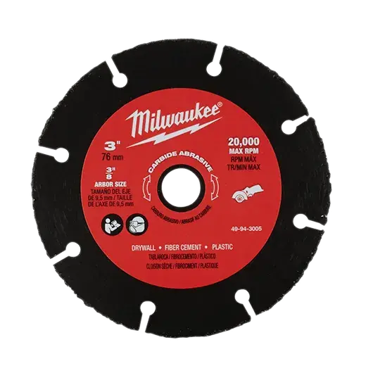 Milwaukee 3″ Carbide Abrasive Reciprocating Saw Blade (49-94-3005)