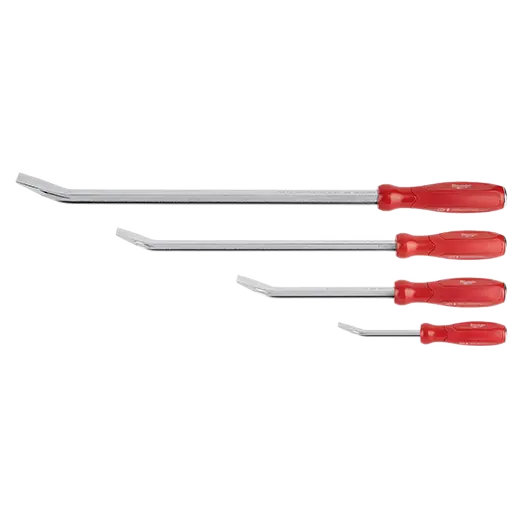 Milwaukee 4-Piece Pry Bar Set – Precision Leverage Tools (8″, 12″, 18″, 24″ – Model 48-22-9214)