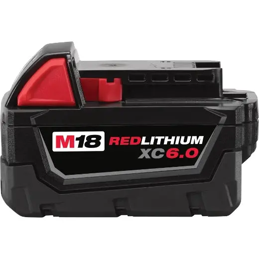 Milwaukee 48-11-1860 M18 REDLITHIUM XC6.0 Battery Pack – Extended Runtime, Heavy-Duty Power Source