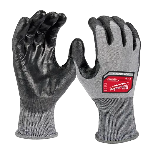 Milwaukee Cut Level 4 PU-Dipped Work Gloves – High-Dexterity 12-Pack (Model 48-73-874B)